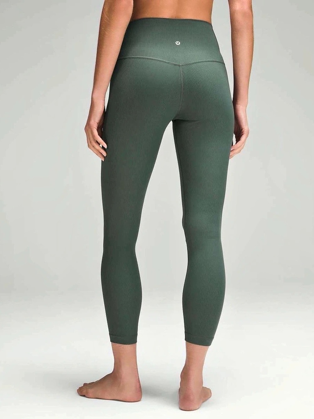 Lululemon Align Ribbed High-Rise Pant 25” Dark Forest Size 6